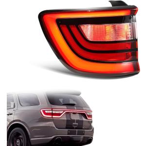 Tail Lights Compatible with Dodge Durango 2014-2022 Tail Lamp Taillights Left Driver Side Replace CH2800206 68272127AB