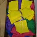 Jenaai 48 Pcs Mini Bean Bags Bulk for Cornhole Small Multi Colorful Bean Bag for Tossing, 2.6" x 2.6" Tossing Cornhole Nylon Party Supplies