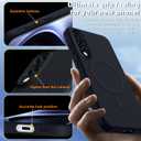 for Galaxy S25 Edge Case Magnetic,Wireless Charging,Slim Soft TPU Silicone Cover Phone Case for Galaxy S25 Edge,Black,MUS-MFCX-11-01