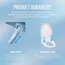 TOTO WASHLET C5 Electronic Bidet Toilet Seat with PREMIST and EWATER+ Wand Cleaning, Elongated, Cotton White - SW3084#01