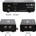 Pyle Phono Turntable Preamp - Mini Electronic Audio Stereo Phonograph Preamplifier with RCA Input, RCA Output & Low Noise Operation Powered by 12 Volt DC Adapter - PP999
