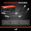 A-Premium Front Driver and Passenger Side Brake Hydraulic Hose Compatible with Ford, Mazda and Mercury Models - Escape 2008-2012, Tribute/Mariner 2008-2011 (Pack of 2)