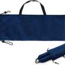 Mahjong Rack Bag, Mahjong Rack and Pushers Storage Bags with Handles Partitioned Design Mah-Jongg Accessory Set for Travel Carrying Racks and Pushers Accessories(Dark Blue)