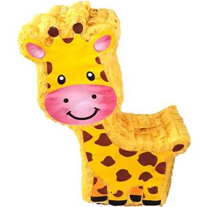 Girafee Pinata for Animal Theme Birthday Parties, Centerpiece Decoration, 17.75 x 13 x 5 Inches