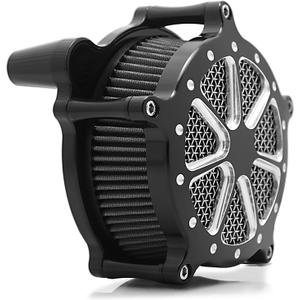 For harley air cleaner filter Sportster Softail Touring street road king glide Dyna for harley davidson air intake filters (Speed 7 style -gray filter, C-For Touring 08-16, Softail 16-17)