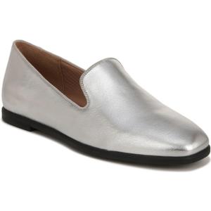 Naturalizer Womens Effortless Slip-on Loafer Flat (5, Silver Leather)