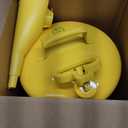 Eagle 5 Gallon Type I Yellow Safety Gas Can for Diesel | Flame Arrester, Self-Closing Lid, and F-15 Funnel, Made in the USA, Galvanized Steel Flammable Storage Can, UI50FSY