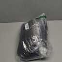 BDDC Cocktail Table Covers - 2 Pack 32"x 43" Black Cocktail Table Tablecloth with Natural Wavy Round Skirt for Bar Wedding Party Banquet