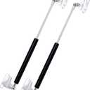 25.4cm 100N Home 10inch 22.5lb Gas Struts Shocks Gas Shock Lift Supports lid Support Gas Spring Suit for Trap Door Hinges Bed Large Outdoor Box Lid Trap Door A Set of 2 with L Mounts