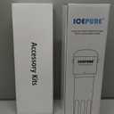 ICEPURE Under Sink Water Filter System, 3 Years or 22000 Gallons Ultra High Life NSF/ANSI 42 Certified, Removes Heavy Metals,Chlorine,Direct Connect Under Counter Drinking Water System, USA Tech