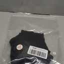 MANGOPOP Women's Mock Turtle Neck Long Sleeve Tops Bodysuit Jumpsuit (Large, Black)