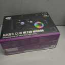 Cooler Master MasterLiquid ML240 Mirror ARGB Close-Loop AIO CPU Liquid Cooler, Mirror ARGB Pump, 240 Radiator, Dual SickleFlow 120mm, 3rd Gen Dual Chamber Pump for AMD Ryzen/Intel 1200, 1151