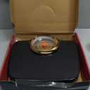 EILISON Mechanical Bathroom Scale for Home Use, Easy Read Analog Weight Scale with Large Dial Display in lb/kg, 400lb Capacity, Non-Slip Surface (Black)