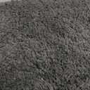 MIULEE Black Absorbent Bath Rugs, Soft Large Bathroom Mats Non-Slip and Quick-Drying for Bathroom Floor Bathtub Showers, Machine Washable Carpet (24 x 36 Inches)