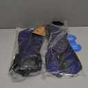 CAPAS Snorkel Fins, Swim Fins Travel Size Short Adjustable for Snorkeling Diving Adult Men Women Kids Open Heel Swimming Flippers (Blue)