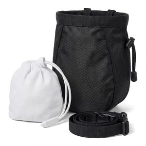 Climbing Chalk Bag for Rock Climbing - with Chalk Ball - Adjustable Black Chalk Bag Bouldering for Rock Climbing Equipment