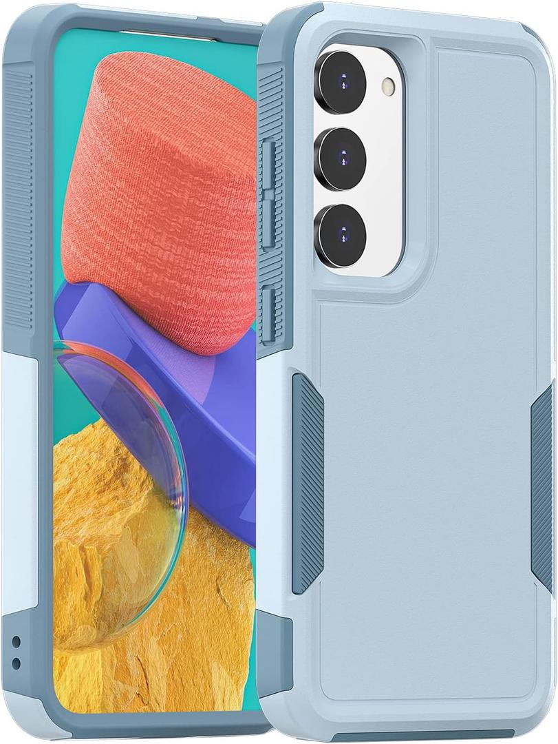 AICase for Galaxy S23 Case,Heavy Duty Drop Protection Full Body Rugged Shockproof/Dust Proof Multi Layer Military Protective Tough Durable for S23 Case 5G 6.1" 2023_7 (Blue)