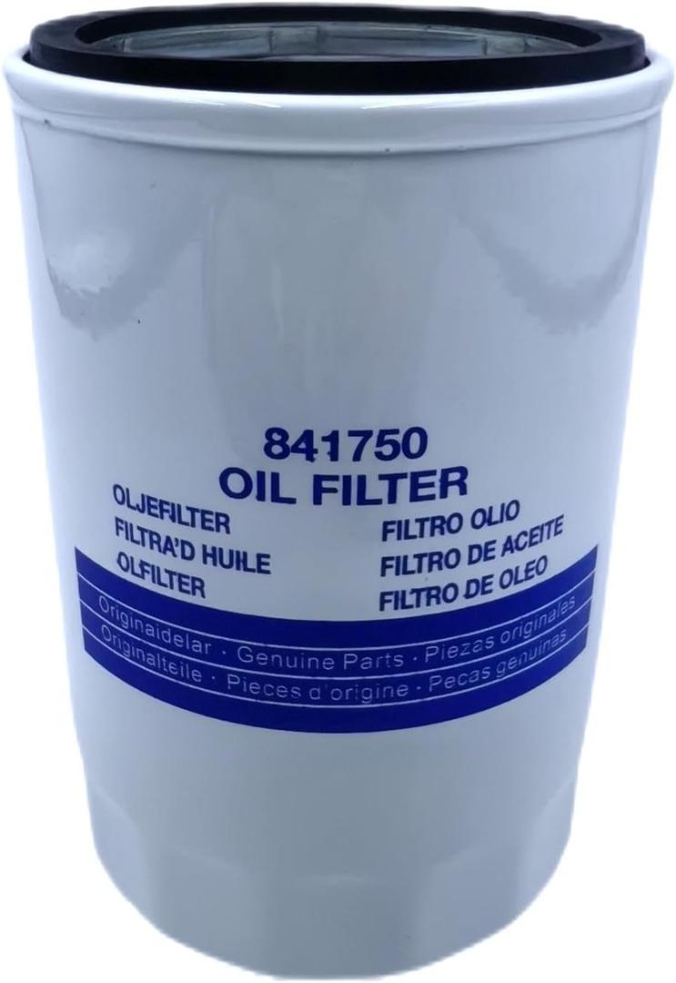 841750 Oil Filter Compatible with Volvo Penta 4.3 V6 4.3GL Engine Replace Sierra 18-7879,Mercruiser 35-802884Q Thread size M18 x 1.5