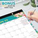 2 x 2026 Desk Calendar, Large Monthly Calendar (Jan. 2026 - Jun. 2027) 17'' x 12'', Wall/Desktop Use, Personal Desk Planner for Teacher Family School Office Supplies