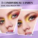 2 x DIY Lash Extension Kit 280pcs Individual Lashes Cluster D Curl Eyelash Extension Kit Lash Clusters with Lash Bond and Seal and Lash Applicator Tool (KIT,40D+50D-D-9-16MIX)