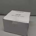 4 Pack Circular Hummingbird feeders for Outdoors Hanging,Hand Blown Glass Hummingbird Feeder with 4 Adjustable Silicone Perch,Never Leak,Gardening Gifts for Woman Man(Dotted Blue)