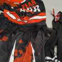 Spooktacular Creations Halloween Cheerleader Costume for Girls, Kids Zombie Cheerleader Outfit, Dead Fearleader Dress L