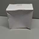 Pasimy 1 Pc 7" l x 7" W x 5" H White Stainless Steel Universal Vent guard, Easy Installation outside dryer vent cover Hood-style Kitchen Bathroom Exhaust Vents Cover