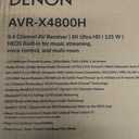 Denon AVR-X4800H 9.4 Ch Home Theater AV Receiver, 8K UHD, 125W x 9
Dolby Atmos DTS:X, Pro IMAX Enhanced, Auro-3D, HEOS Wireless Multi-Room Music, VRR ALLM Gaming, HDR10+ Dolby Vision, eARC