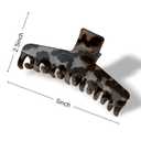 Cute Acetate Hair Claw Clip for Women,5inch Black claw Clip,Claw Clips Suitable for Thick Hair,Large French Banana Clip (Tortoiseshell)
