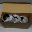 Eldnacele Black Flameless Flickering Candles with 6H Timer, 3D Wick Realistic Battery Operated Real Wax LED Pillar Candles Set of 3 Home Wedding Party Halloween Decoration(D3 x H456)