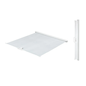 Sun Shade Retractable White For 14" x 14" RV Roof Vent Fan