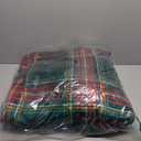 Electric Blanket Heated Twin, Soft Flannel 62"x84" Plaid Heating Blanket with 8 Hours Auto Off 10 Fast Heating Levels Machine Washable Sherpa Heated Blanket with Overheating Protection, Dark Green, Twin (62" x 84")