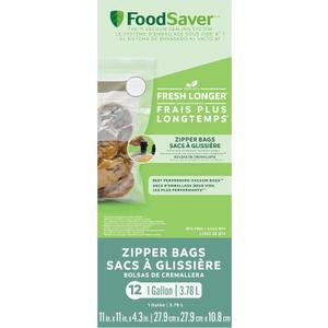FoodSaver 1-Gallon Vacuum Zipper Bags