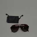 livho Trendy Polarized Aviator Sunglasses Women Men, Retro Sun Glasses for Women Men 2025, Oversized UV Protection Shades (Dark Brown Tortoise/ Brown)