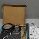 30X 10X Large Floor Magnifying Glass with Light and Stand,72 LED Flexible Gooseneck Floor Magnifying Lamp,2 in 1 Lighted Magnifiers for Close Work, Sewing,Crafts,Hobbies（Black）