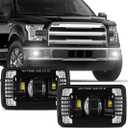 LED Fog Lights Kit Compatible with Ford F150 2015 2016 2017 2018 2019 2020 Replacement Bumper Driving lights Assembly DOT Approved 1 Pair - Black