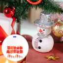 2 x Operitacx 160pcs Snowman Decoration - Plastic Red Nose Carrot, Xmas Snowman Nose