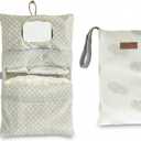 HAMUR Baby Diaper Bag Organizer  Travel-Friendly, Compact & Foldable | Stroller Pouch for Newborn Essentials  Must-Have for Boys & Girls (Leaves)