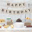 Vintage Book Birthday Party Decorations - Happy Birthday Banner, Book Club Reading Library Newspaper Birthday Party Decor for School Classroom Home Party Supplies