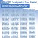 241872513 Refrigerator Door Gasket Compatible with Frigidaire Kenmore Gibson Freezer Door Gasket Seal Replace 240370906 240390701 240514606 240514608 240542106 240542118
