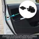 X AUTOHAUX 51217315019 Front Left Door Lock Latch Actuator Assembly for BMW X5 E70 2007-2013 for BMW X6 E71 2008-2014