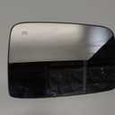 Driver Side Heated Mirror Glass Compatible with 2009-2018 Dodge Ram Pick-Up 1500 2500 - Replace 68079363AA 68050299AA - Side View Exterior Convex Mirror w/Backing Plate