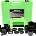 OEMTOOLS 25104 21-Piece Master Ball Joint Press Kit, Ball Joint Puller for Upper and Lower Ball Joints, U-Joints, and Brake Pins, Automotive Tool Kit Compatible with 2WD and 4WD Vehicles