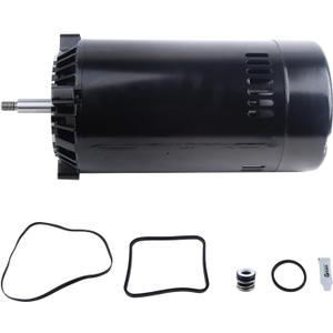 UST1152 Pool Pump Motor 1.5 HP Up-Rated, 56J Frame C-Face Round Flange, FIT Hayward Super Pump MaxFlo Super II, 3450 RPM 115V/230V Dual Voltage, 303 Stainless Steel Threaded Shaft