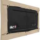 Covermates Outdoor TV Cover  Weatherproof & Water-Resistant Protection for Patio Televisions, 12-Gauge Vinyl, Locking Drawcord, All-Weather Outdoor TV Cover, 42-45 Inches, Classic Tan