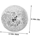 Cabilock 1pcs Mosaic Sphere Balls Round Mosaic Balls for Table Centerpieces Home Desktop Ornament Mosaic Balls Dec