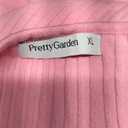 PRETTYGARDEN Women Sweater Dress Fall Fashion 2026 Long Sleeve V Neck Ribbed Knit Pleated A Line Elegant Maxi Winter Dresses (Pink, X-Large)