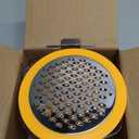 Lemon Squeezer 4-in-1 Lemon Hand Juicer - ChefVille Manual Orange Juicer Multifunctional Lemons Lime Squeezer, Citrus Juicers Press Fruit with Detachable Comfortable Handle, 16.9oz Capacity (ORANGE)