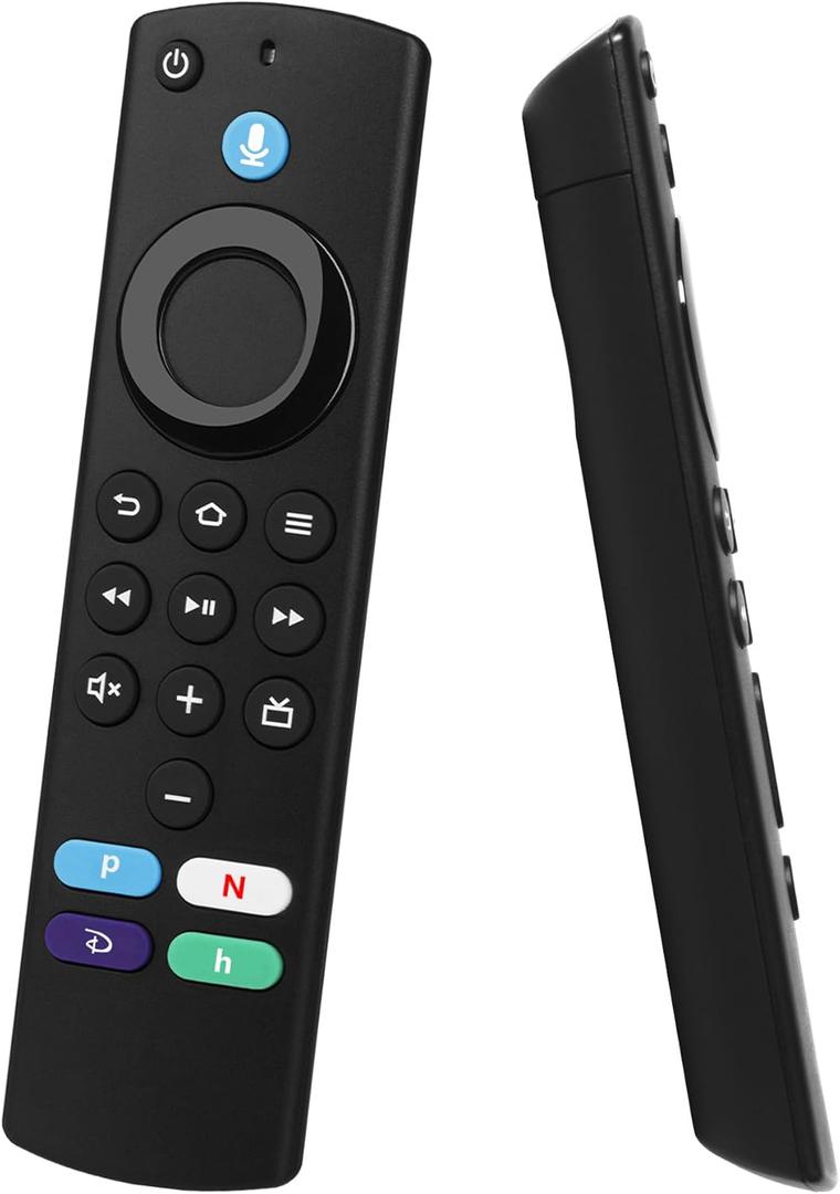 Replacement Remote Control for AMZ Fire Smart TVs Stick(4K/4K Max/Lite) TV Cube, Smart TV 3rd Gen, for Insignia-Toshiba-Pioneer Smart TV
