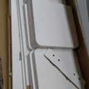 LitaEther Versatile 7 Tier Wall Shelf Unit,White Lack Wall Shelf,Display Floating Shelf with Round Edge